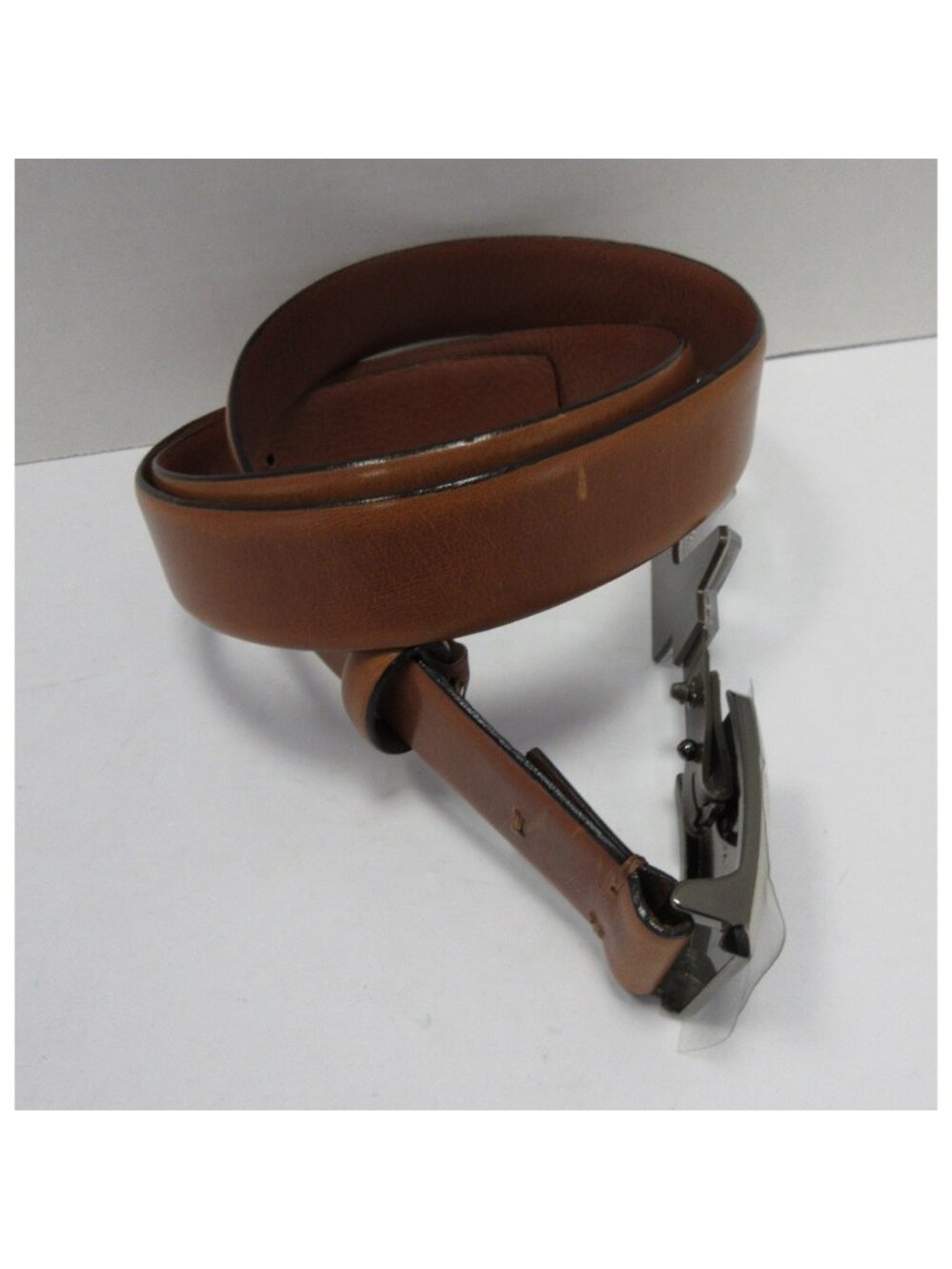 Trafalgar Belt 42 Full Grain Leather Dress Ratchet Buckle Italy NEW